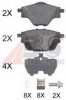 PEUGE 1609000980 Brake Pad Set, disc brake